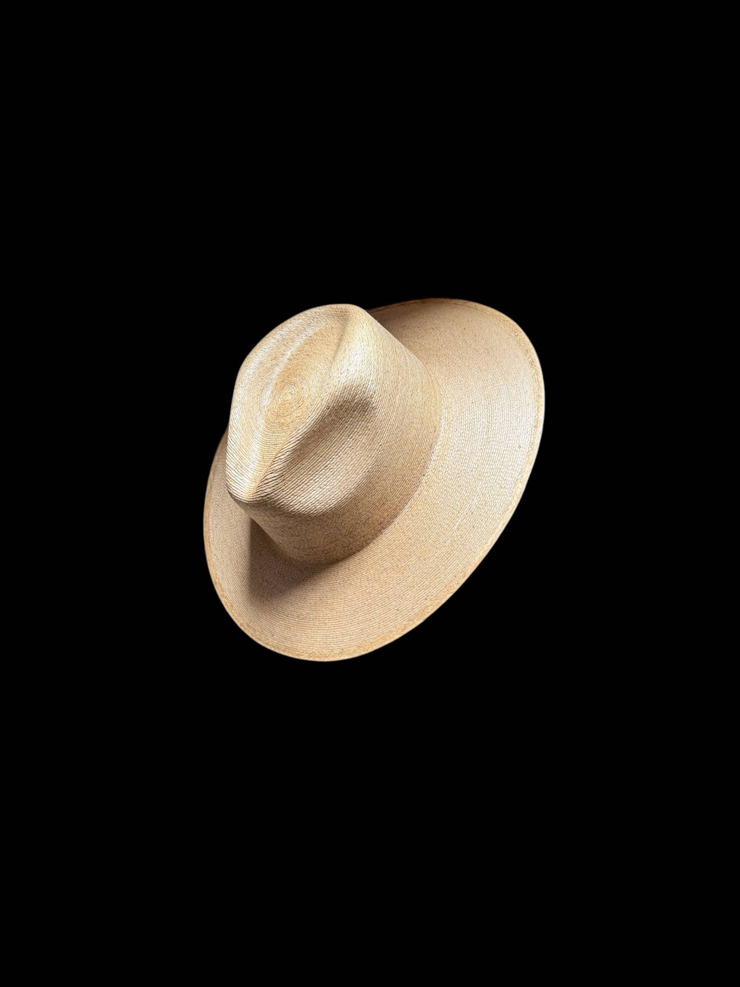 Fine Palm Toasted Flat Brim Hat