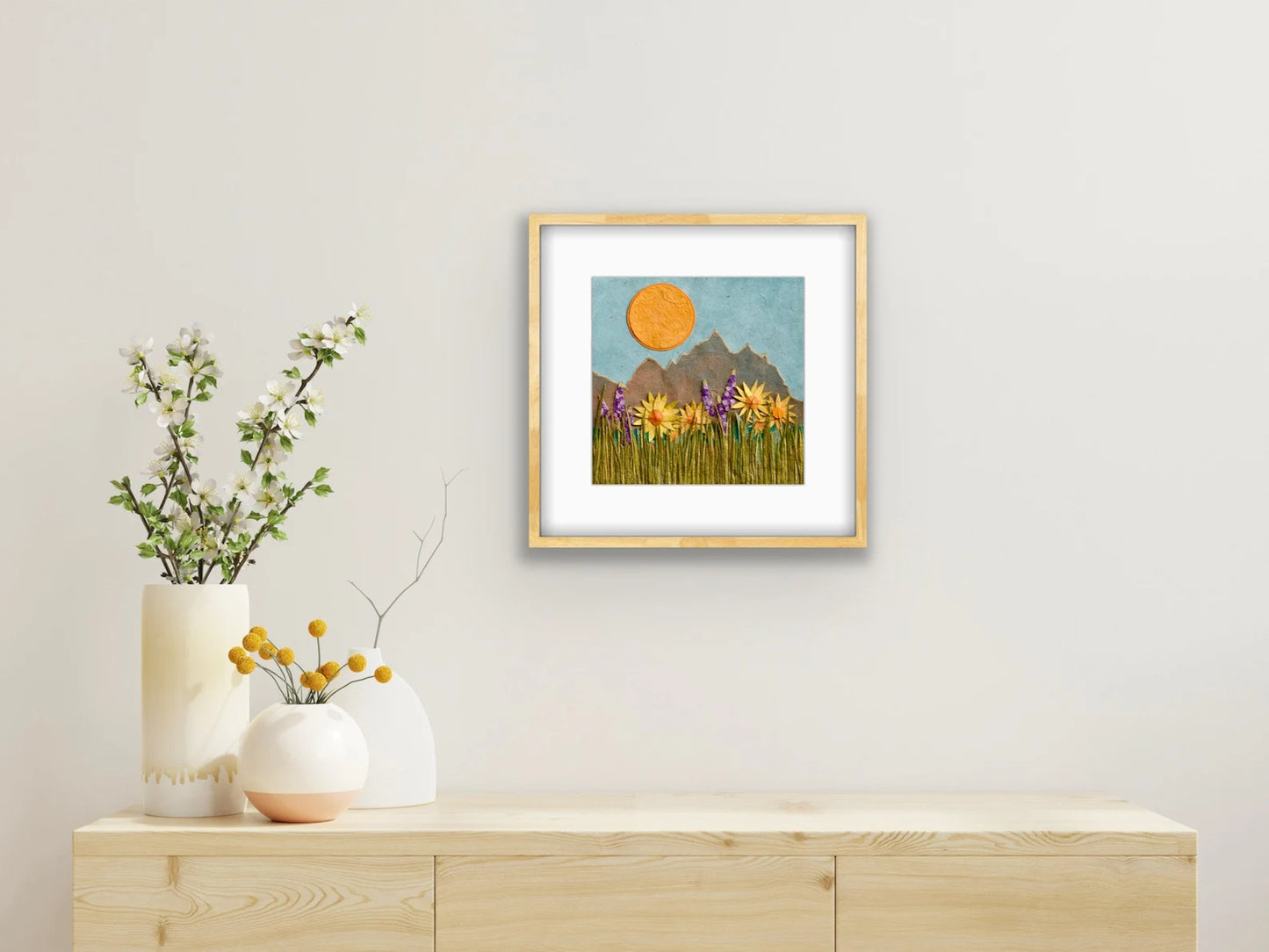 Teton Wildflowers - Kris Batchelder Art Print 5"x5"
