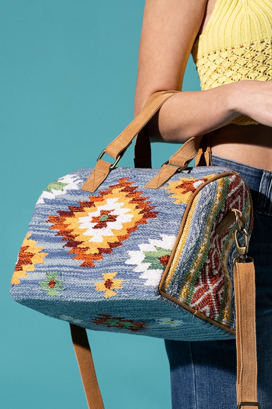 Rockland Southwest Print Boston Bag