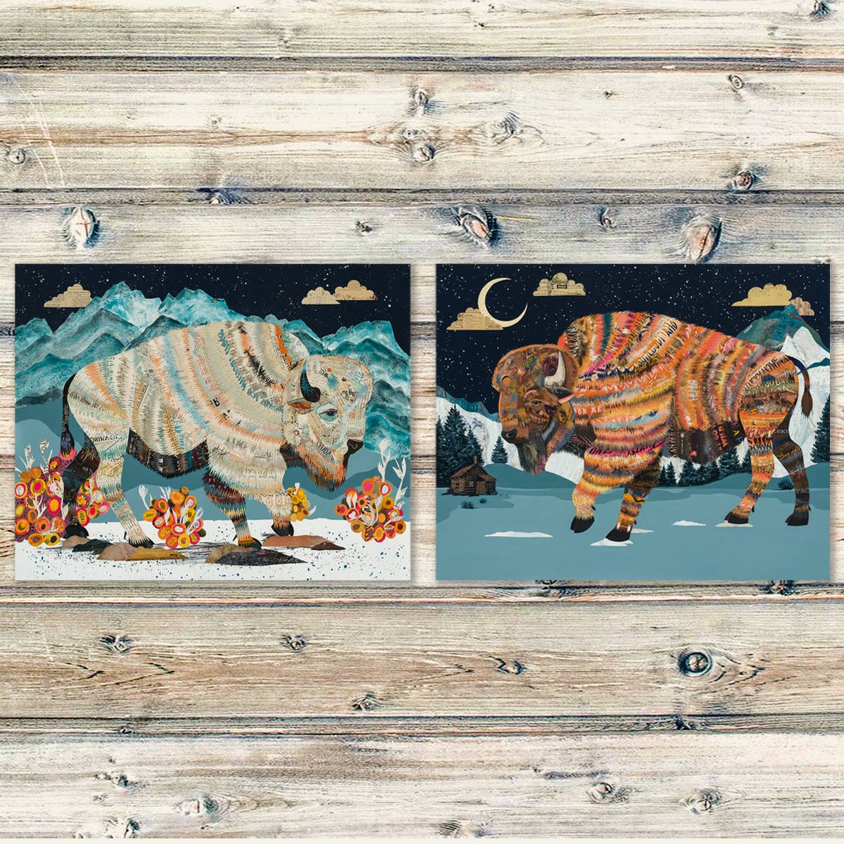 Art Print | Buffalo Wall Art | UNDER THE MILKY WAY