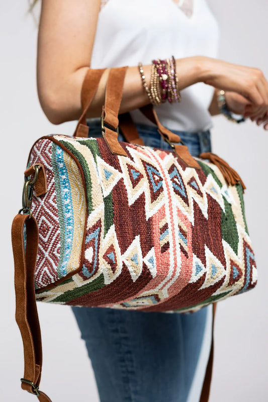 Wellesley Southwest Print Boston Bag