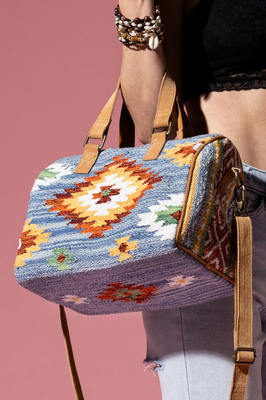 Rockland Southwest Print Boston Bag