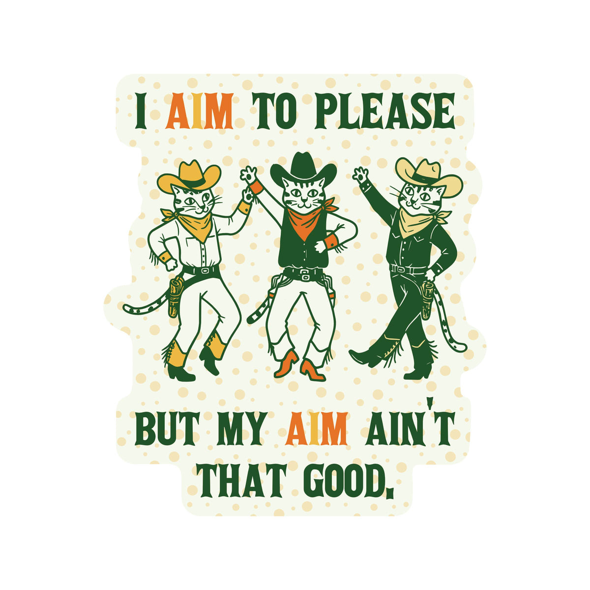 Funny Cute Kitty Cat Sarcastic High Quality Vinyl Sticker