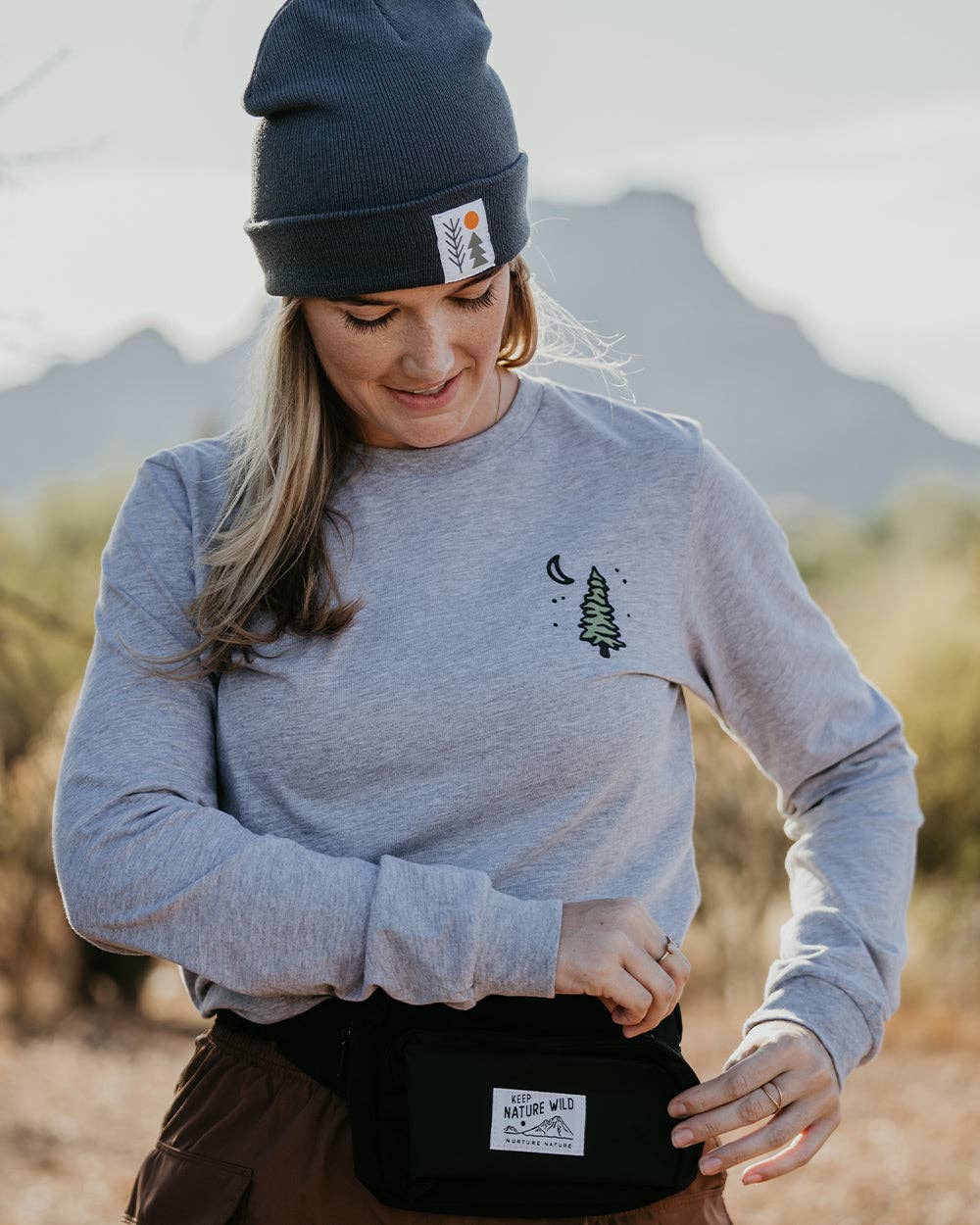 Evergreen Cuffed Beanie | Slate