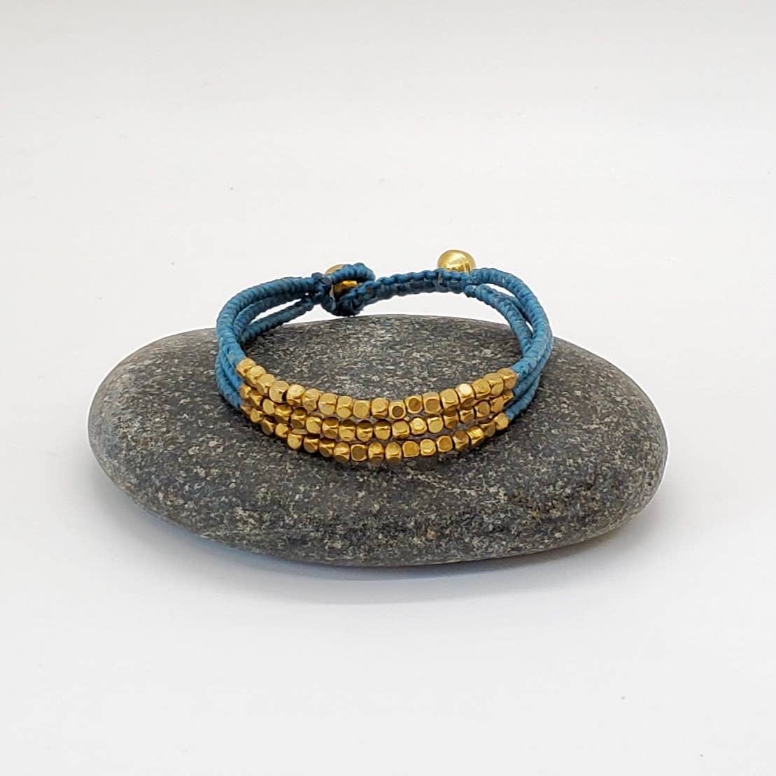 3 Layer Beaded Cord Bracelet