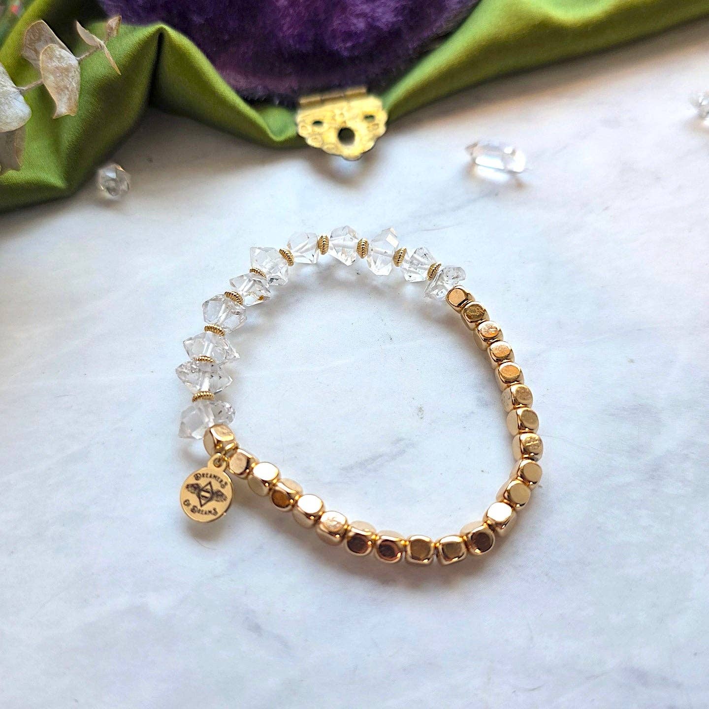 Galaxy Diamond Quartz Bracelet
