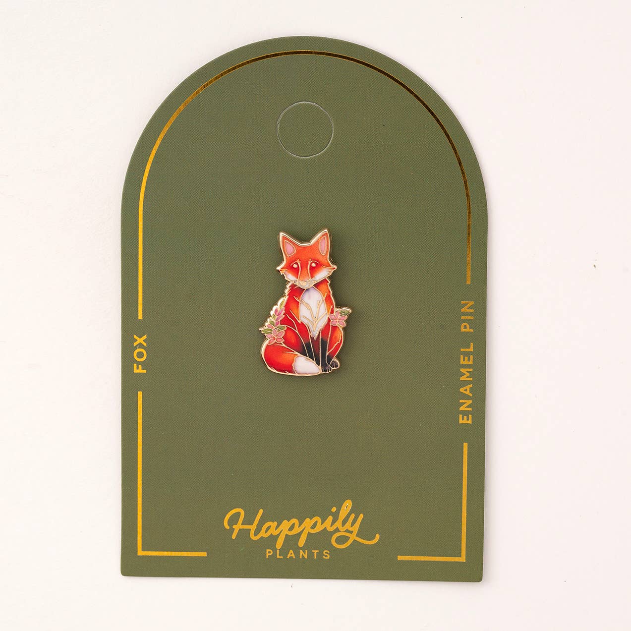 Red Fox Pin, Wildlife Gifts