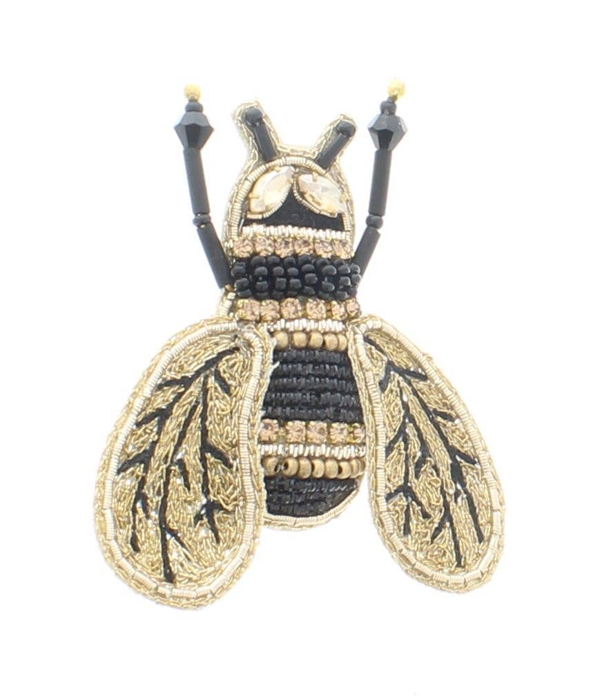 Embroidery Beaded Pin