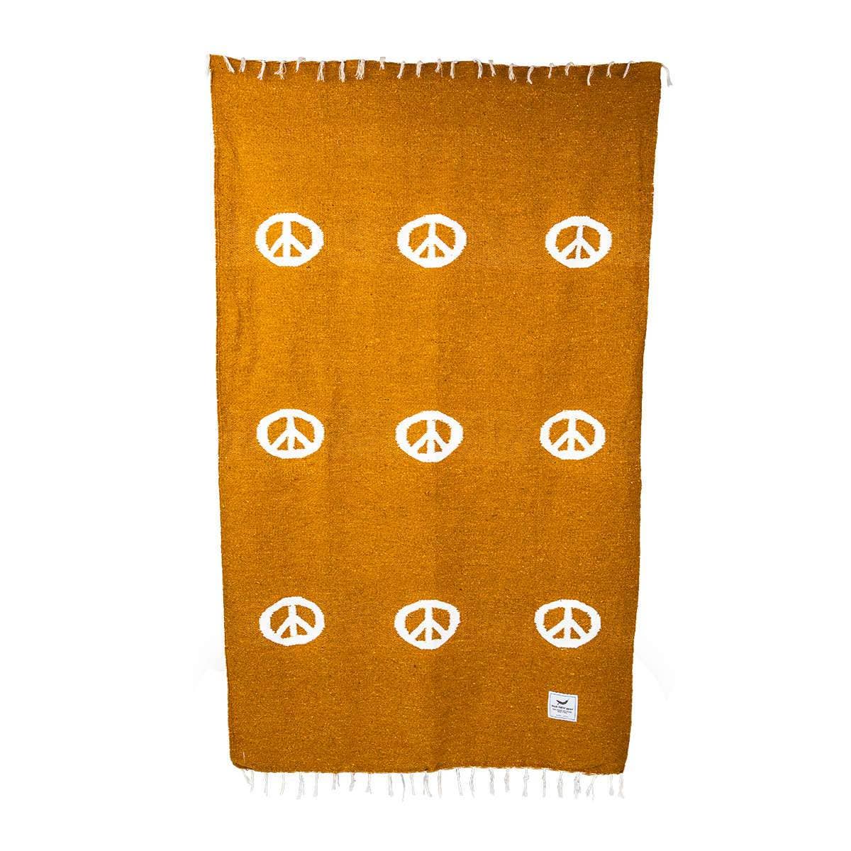 Handwoven Throw Blanket | Peace