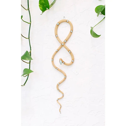 Large Ceramic Wall Snake