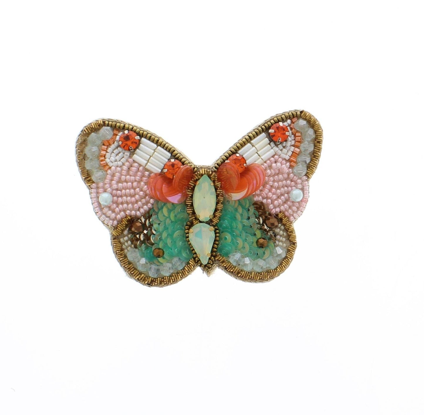 Petal & Pearl Butterfly Pin
