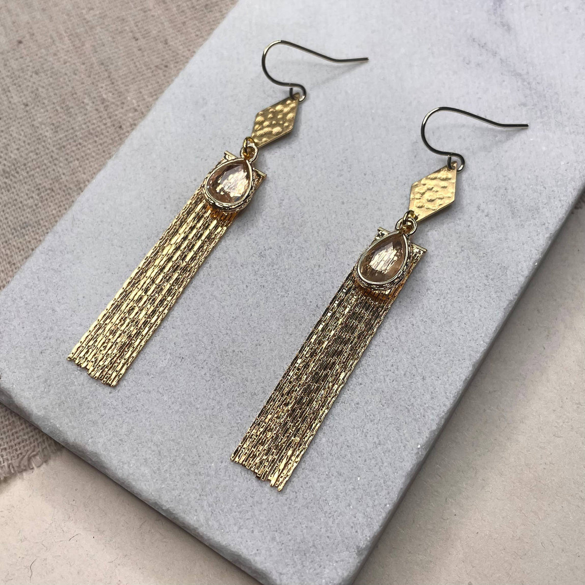 Crystal Fringe Earring