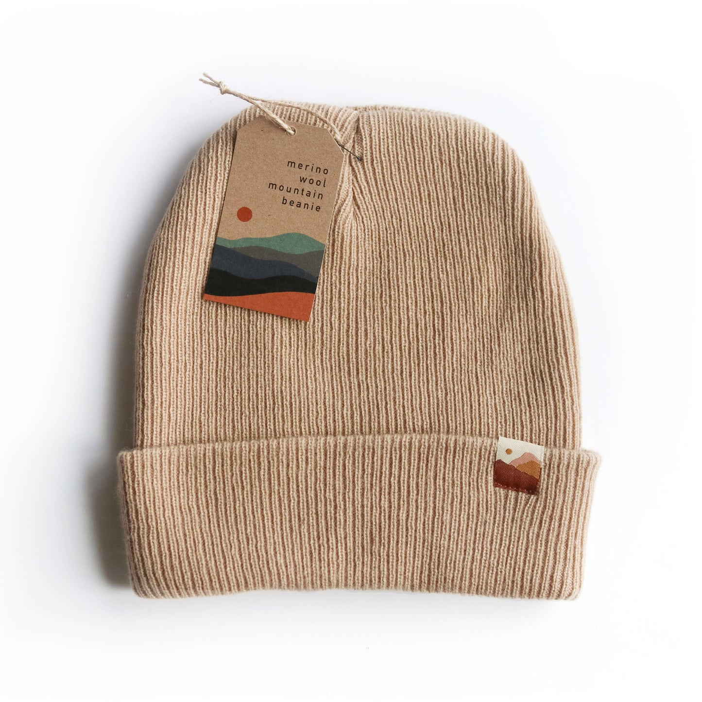 Merino wool Mountain Beanie | Tan