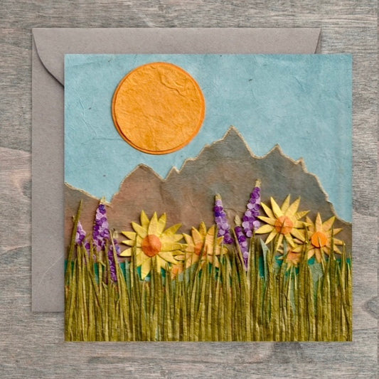 Rocky Mountain Wildflowers - Kris Batchelder Greeting Card