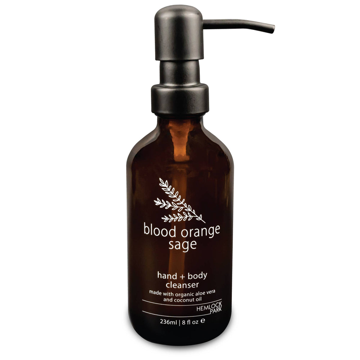 Blood Orange Sage | 8 oz Botanical Hand Cleanser Soap