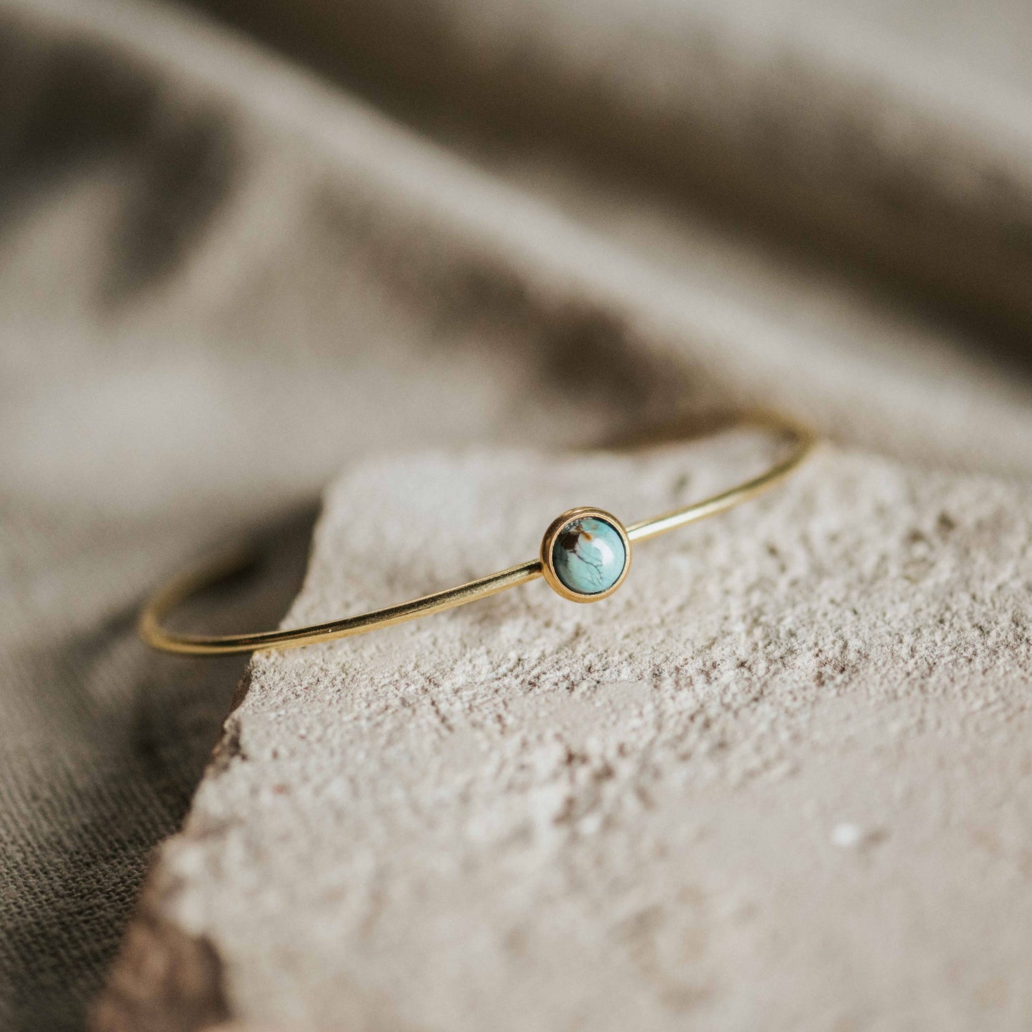 Hyalite Stacker Turquoise Bracelet
