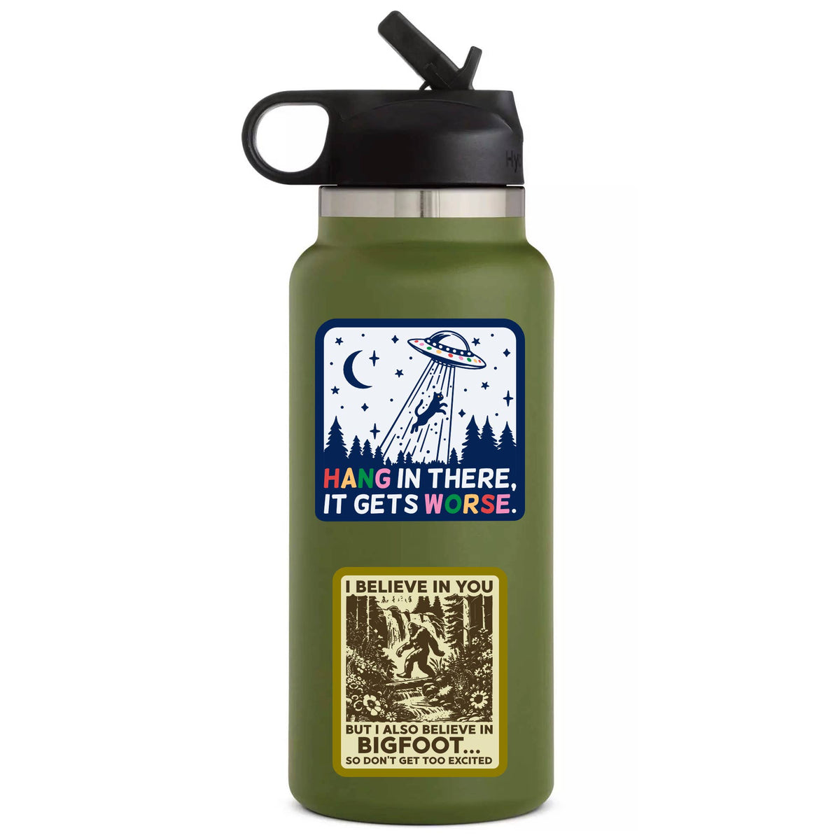 Bigfoot Sarcastic Cute Cryptoid High Quality Vinyl Sticker