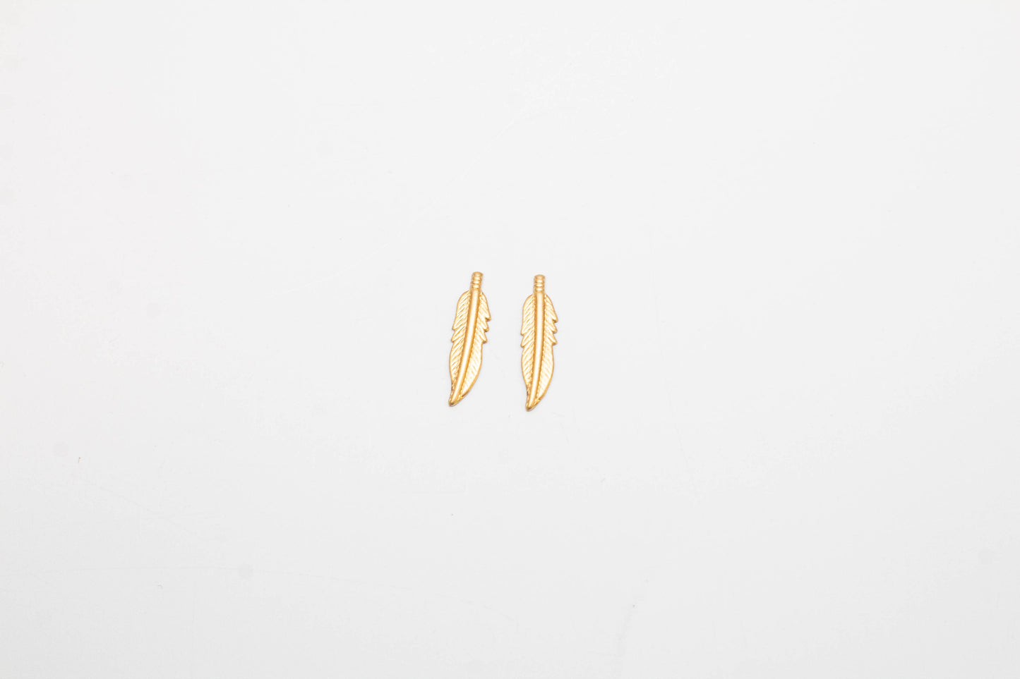 Brass Stud Earrings