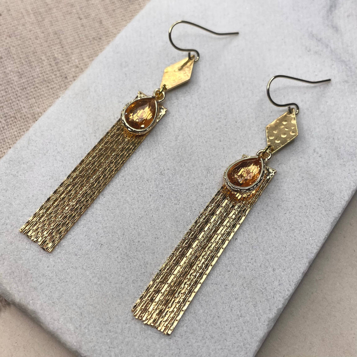 Crystal Fringe Earring