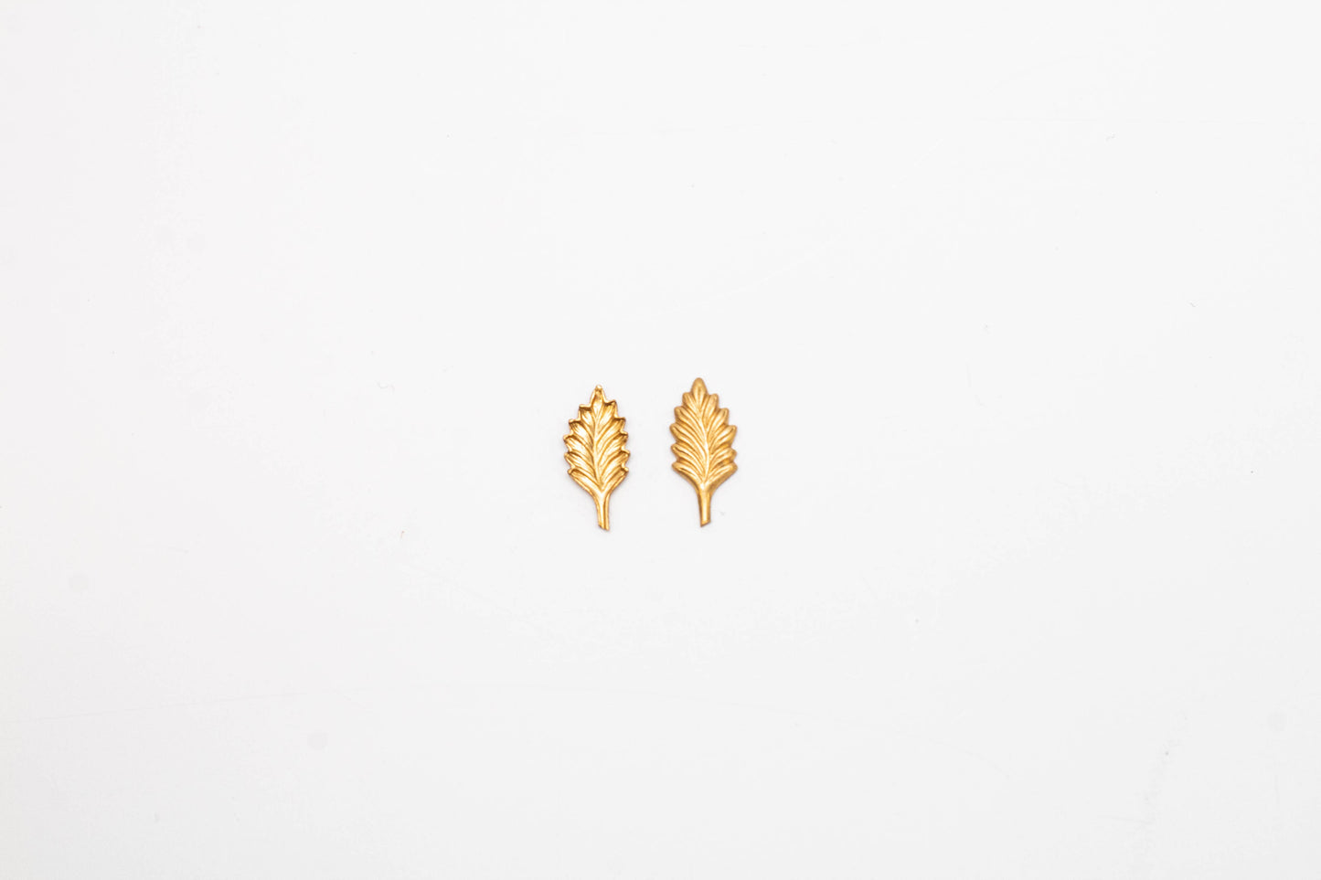 Brass Stud Earrings
