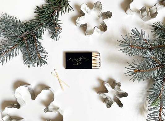 Snow Capped Mountains Matchbox | Hygge Gift | Cozy Candle