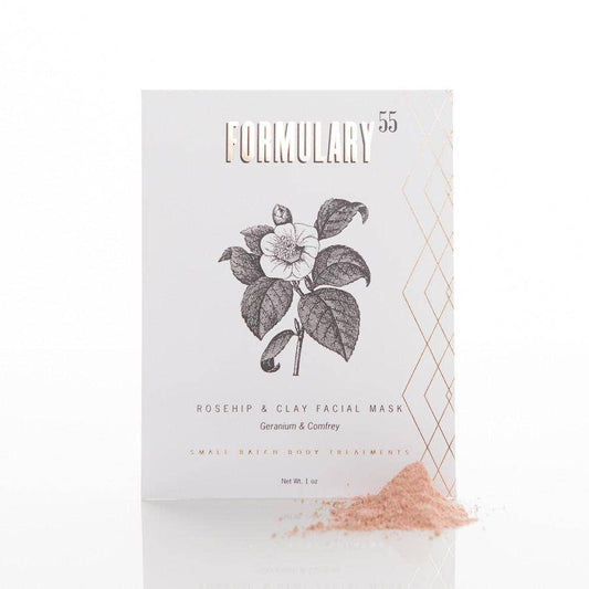 Rosehip & Clay Facial Mask, Geranium & Comfrey