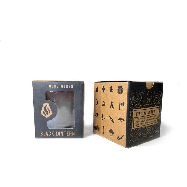 Mountains and Clouds Whiskey Glasses
