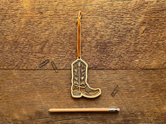 Cowboy Boot Ornament