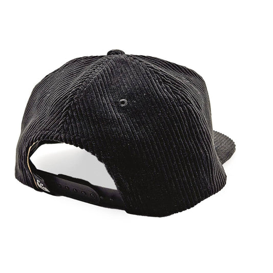 Rocky Mtns. Corduroy Flat Black Hat