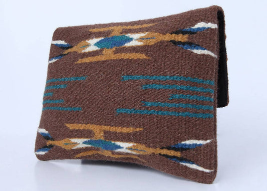 Chimayo-Style Clutch Purse - Brown