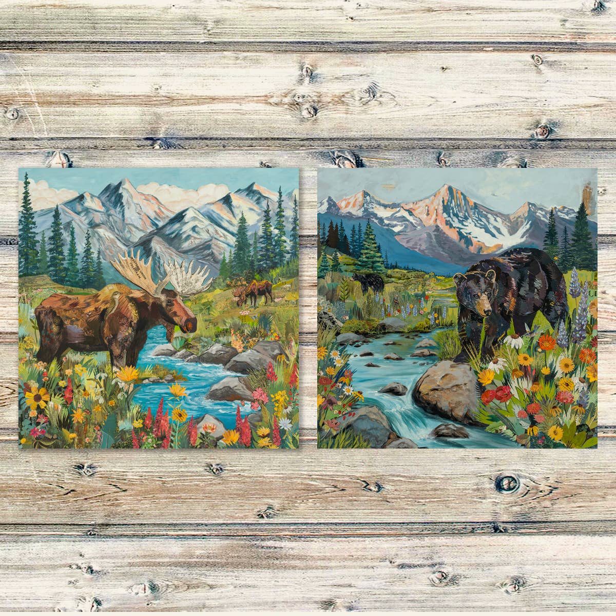 Art Print | Mountain Moose Wall Art | Alpine Brothers