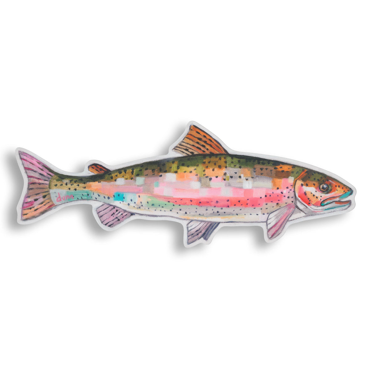 Rainbow Trout vinyl sticker