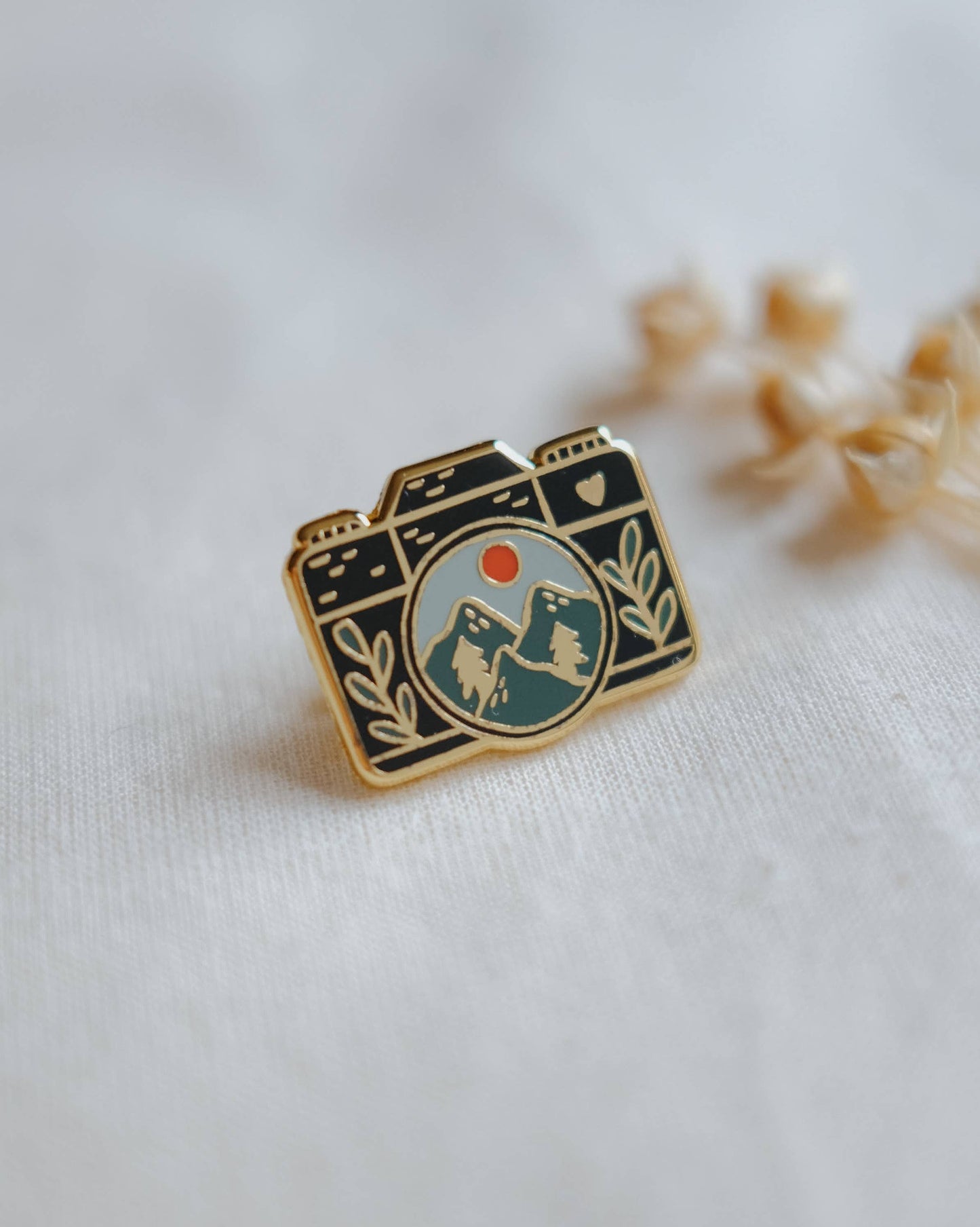 Camera Enamel Pin