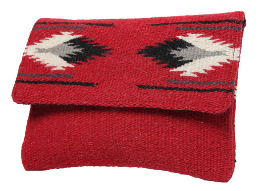Chimayo-Style Clutch Purse - Red