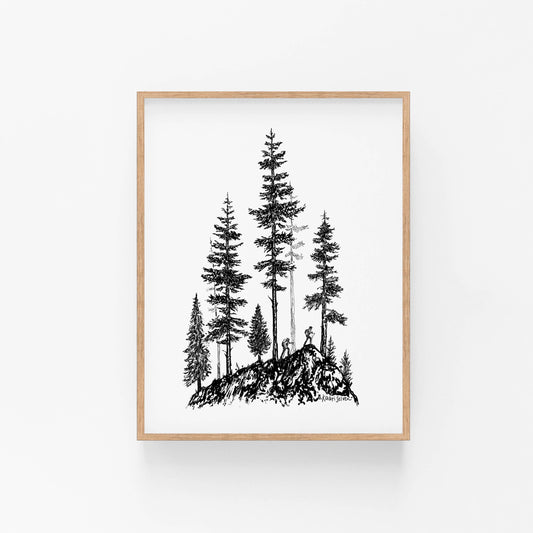 Forest Wandering Art Print