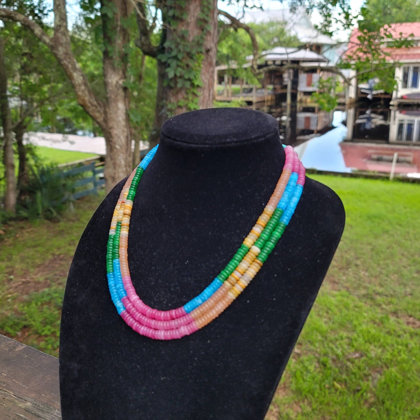 'Sedona' Navajo Made Necklace, Single Strand