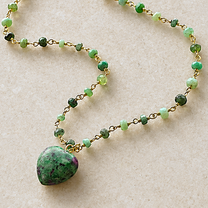Desert Rain Rosary Necklace