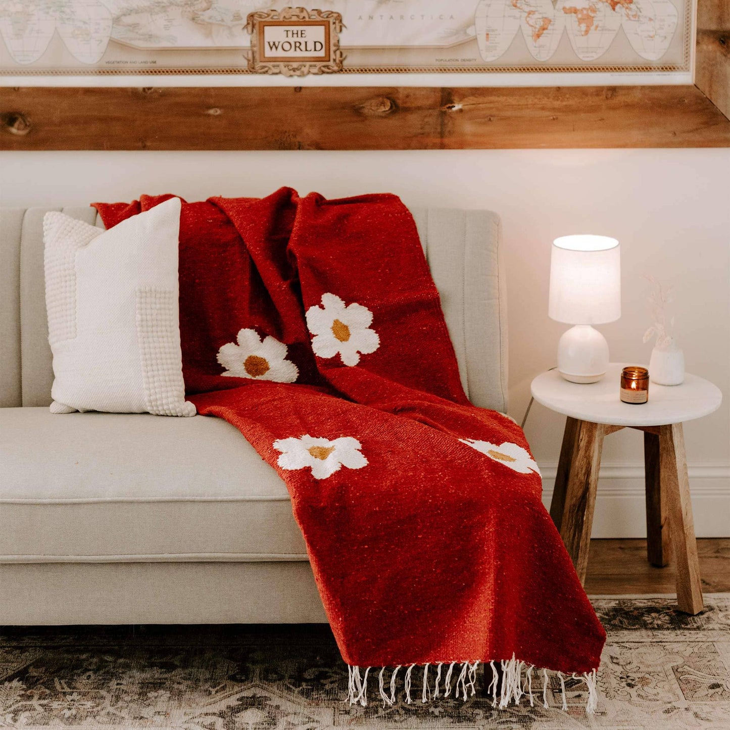 Handwoven Throw Blanket | Lazy Daisy