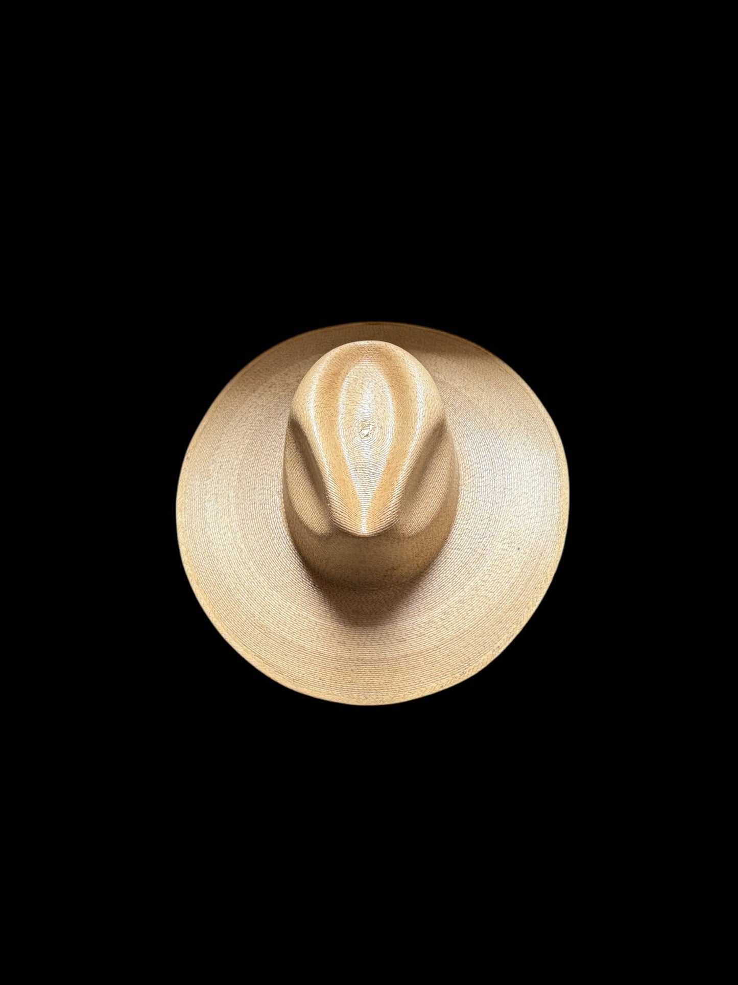 Fine Palm Toasted Flat Brim Hat