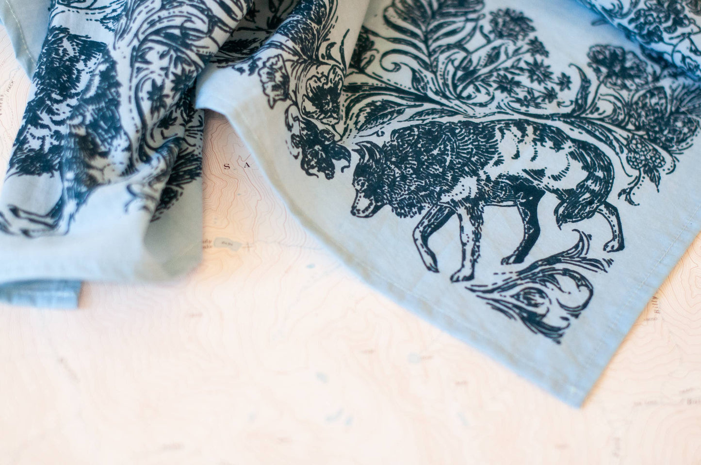 Backcountry Fair Trade Cotton Bandana Dusty Blue