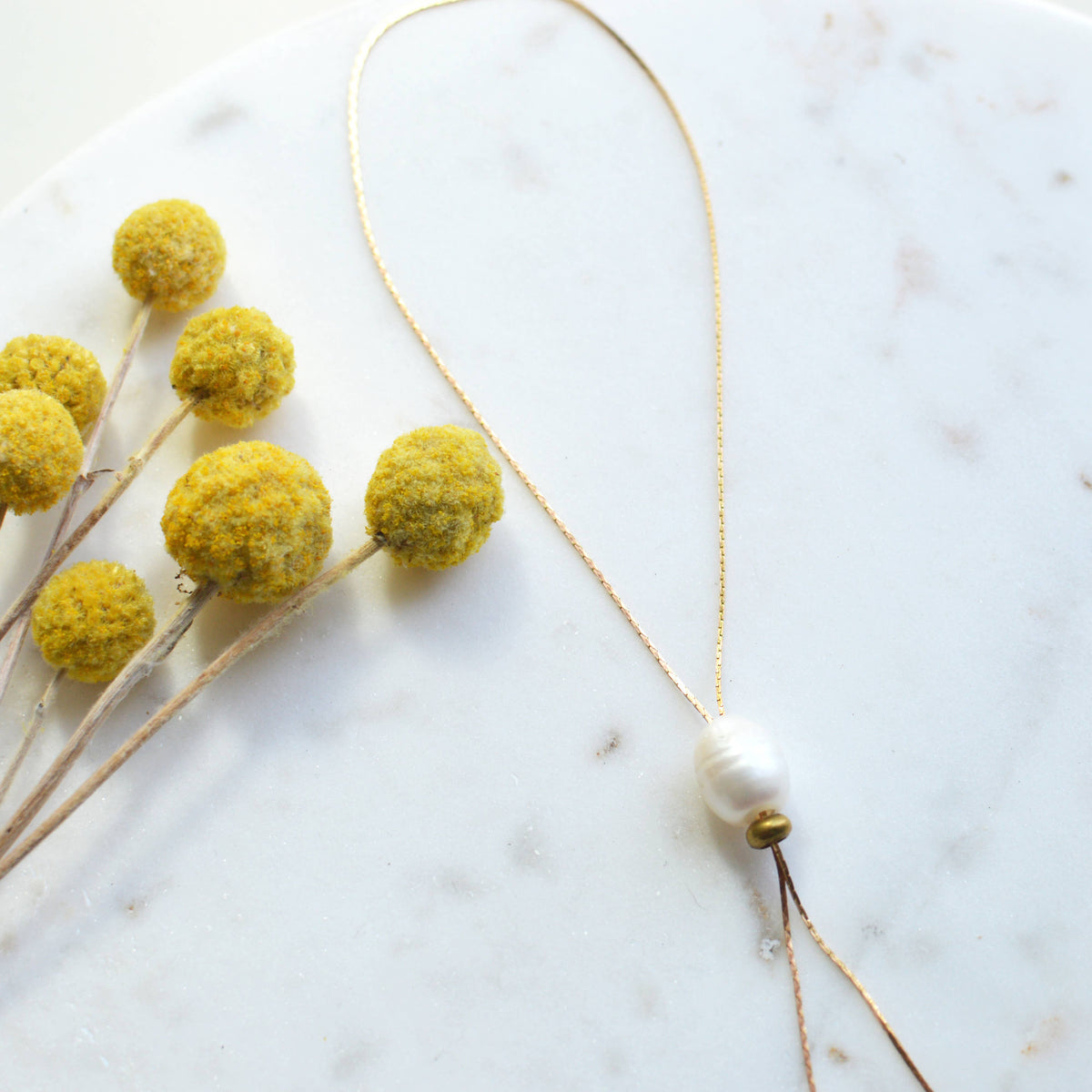 Gwen Bolo Lariat Necklace