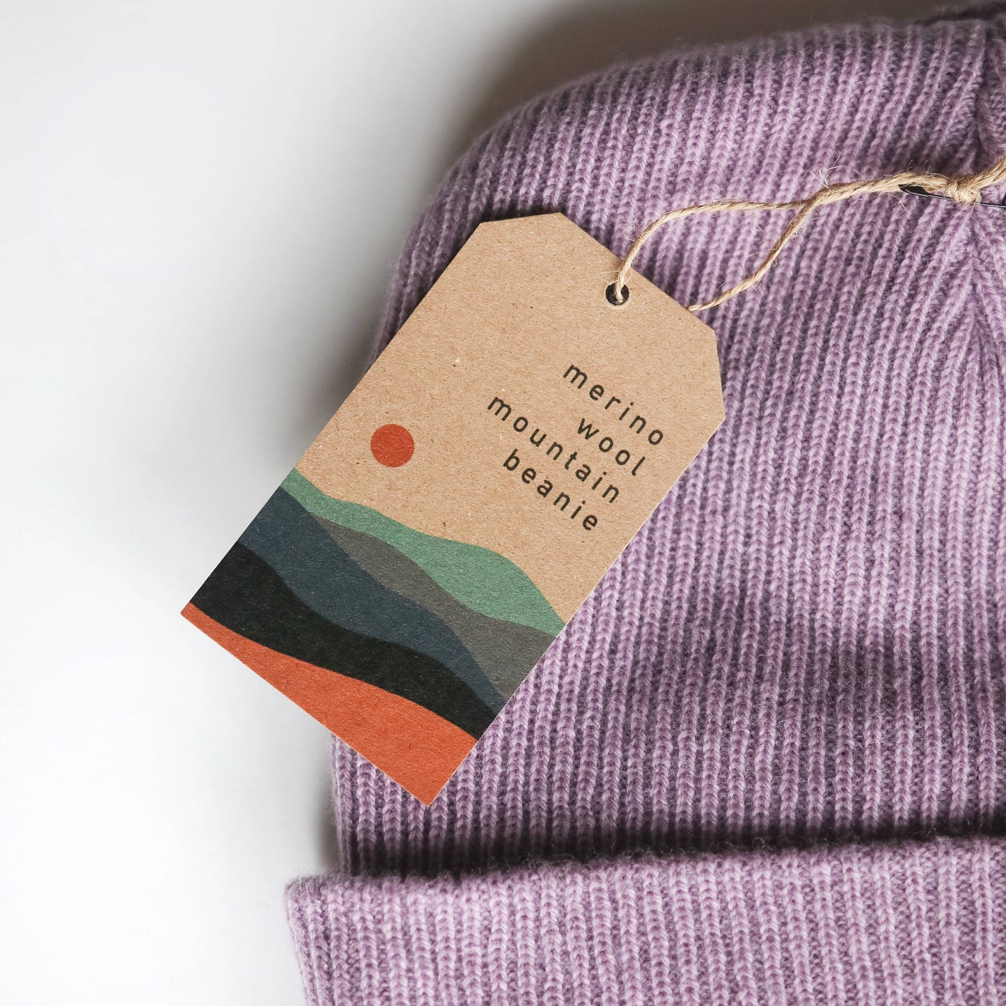 Merino Wool Mountain Beanie | Lavender