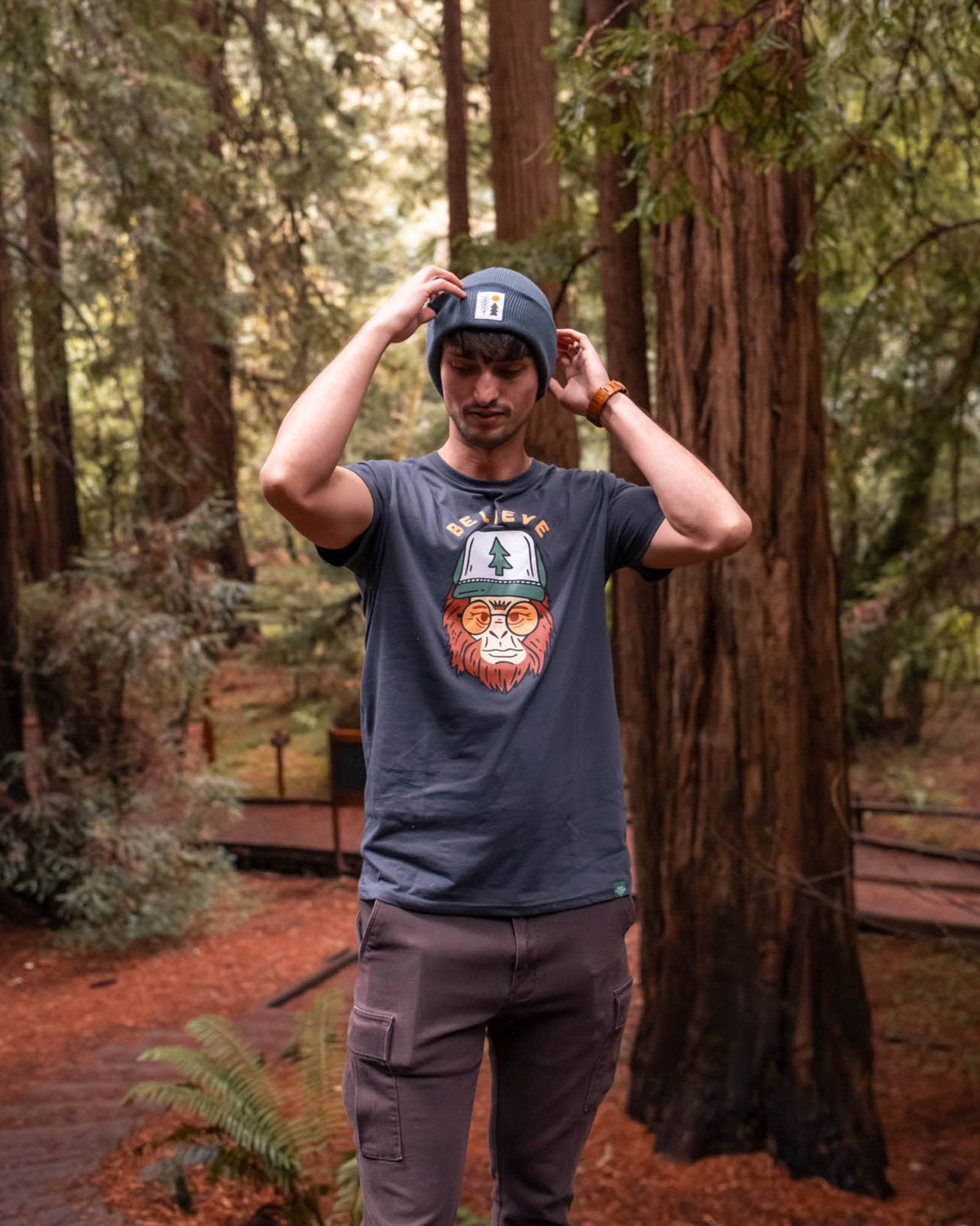 Evergreen Cuffed Beanie | Slate