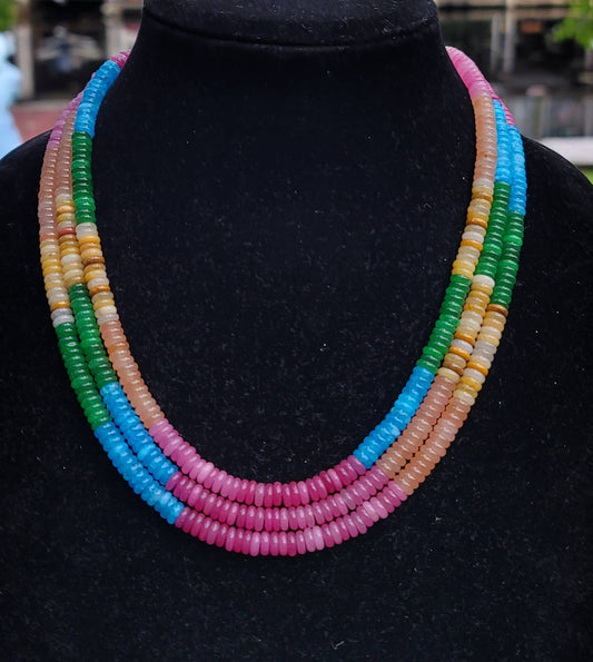 'Sedona' Navajo Made Necklace, Single Strand