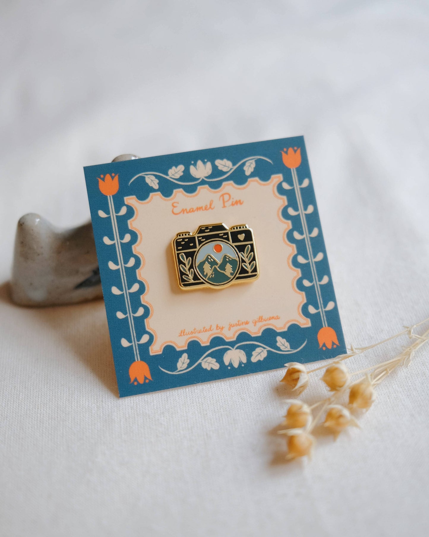 Camera Enamel Pin