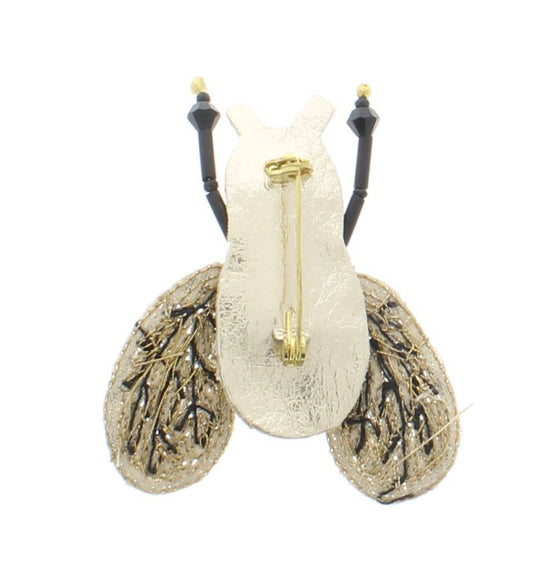 Embroidery Beaded Pin