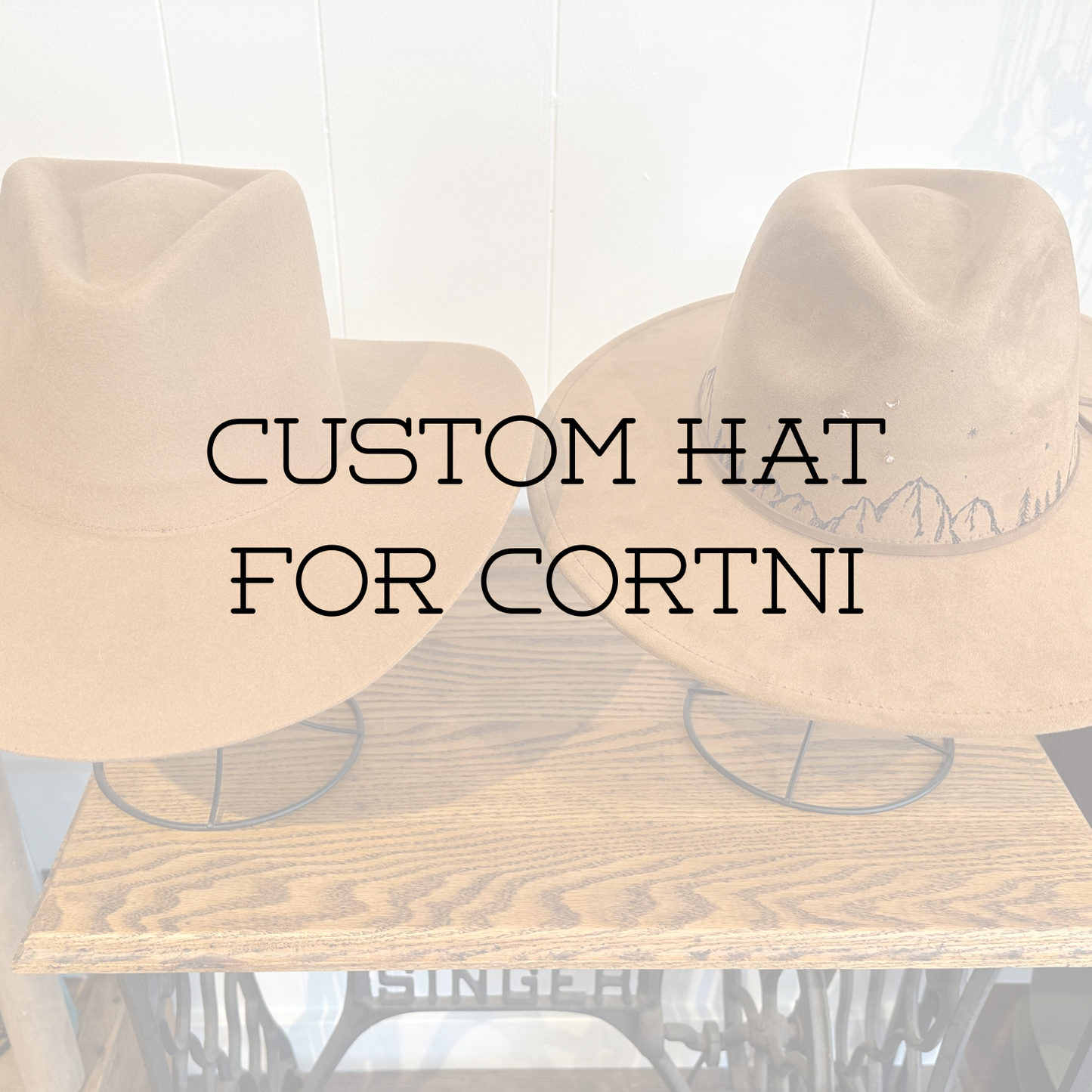 The Cortni - Custom Mountain Hat