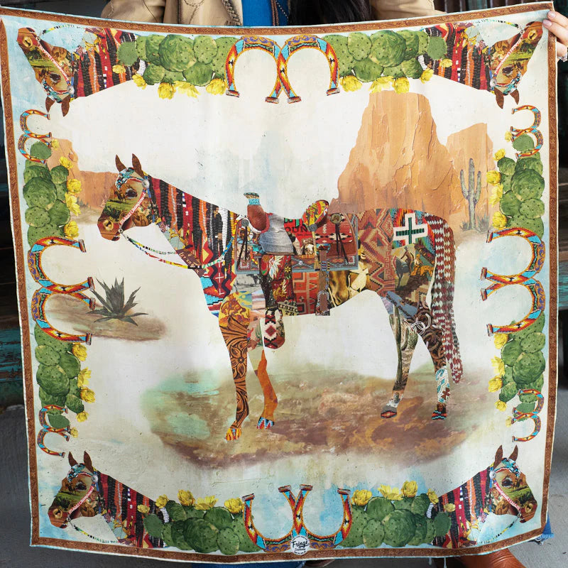 Haute Horse 100% Silk Scarf