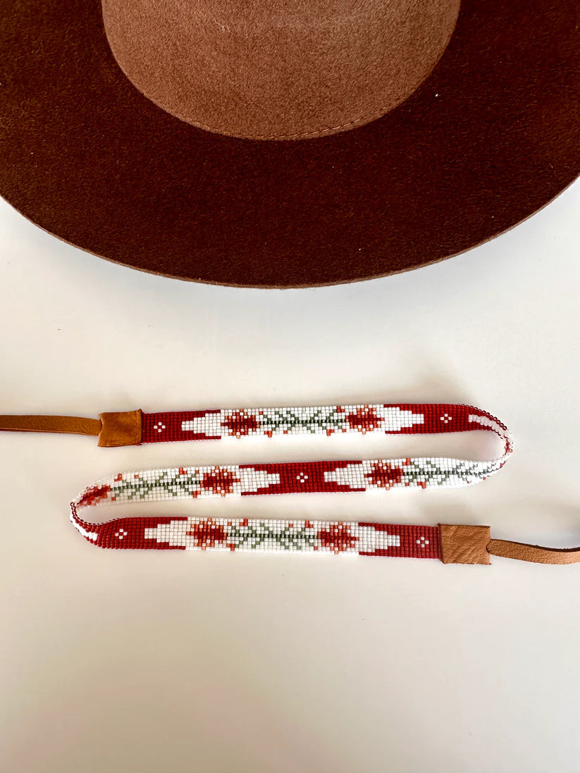 Indian Paintbrush Hat Band