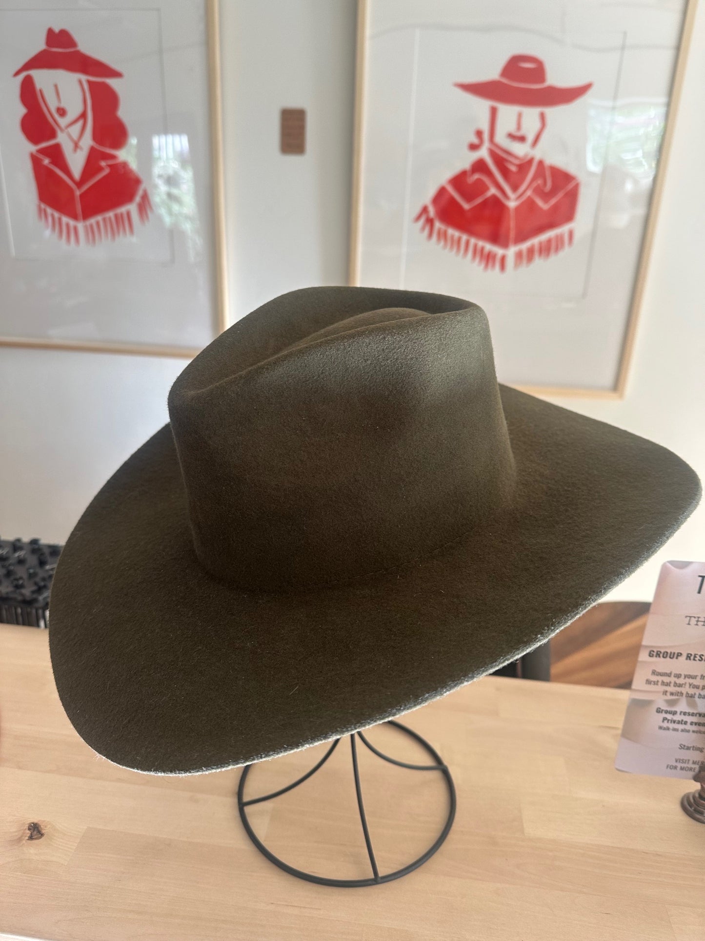 Durango Tilt Brim Rancher Hat - Wool Cashmere